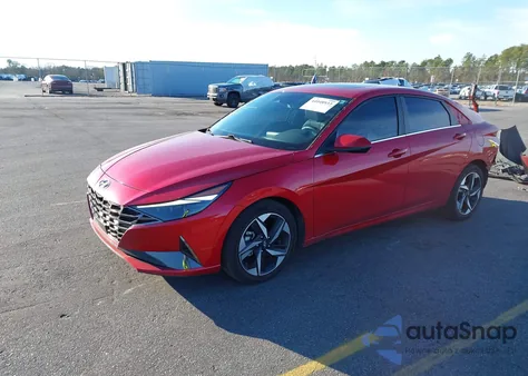 2021 Hyundai Elantra Limited z USA, uszkodzony, nr VIN 5NPLP4AG2MH014440